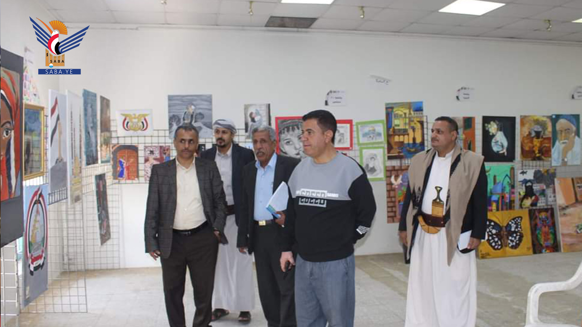 اختتام معرض الفنون التشكيلية والخط لطلبة الجامعات اليمنية بصنعاء